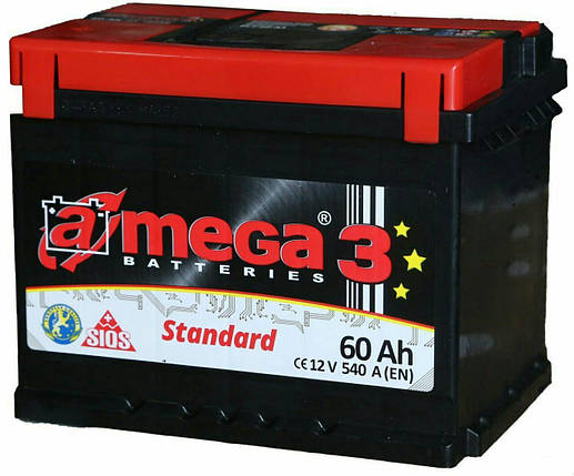 Акумулятор A-mega Standart 60, фото 2