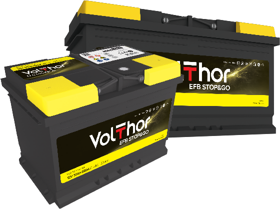 Акумулятор VolThor EFB Старт стоп 65 A/h, фото 2