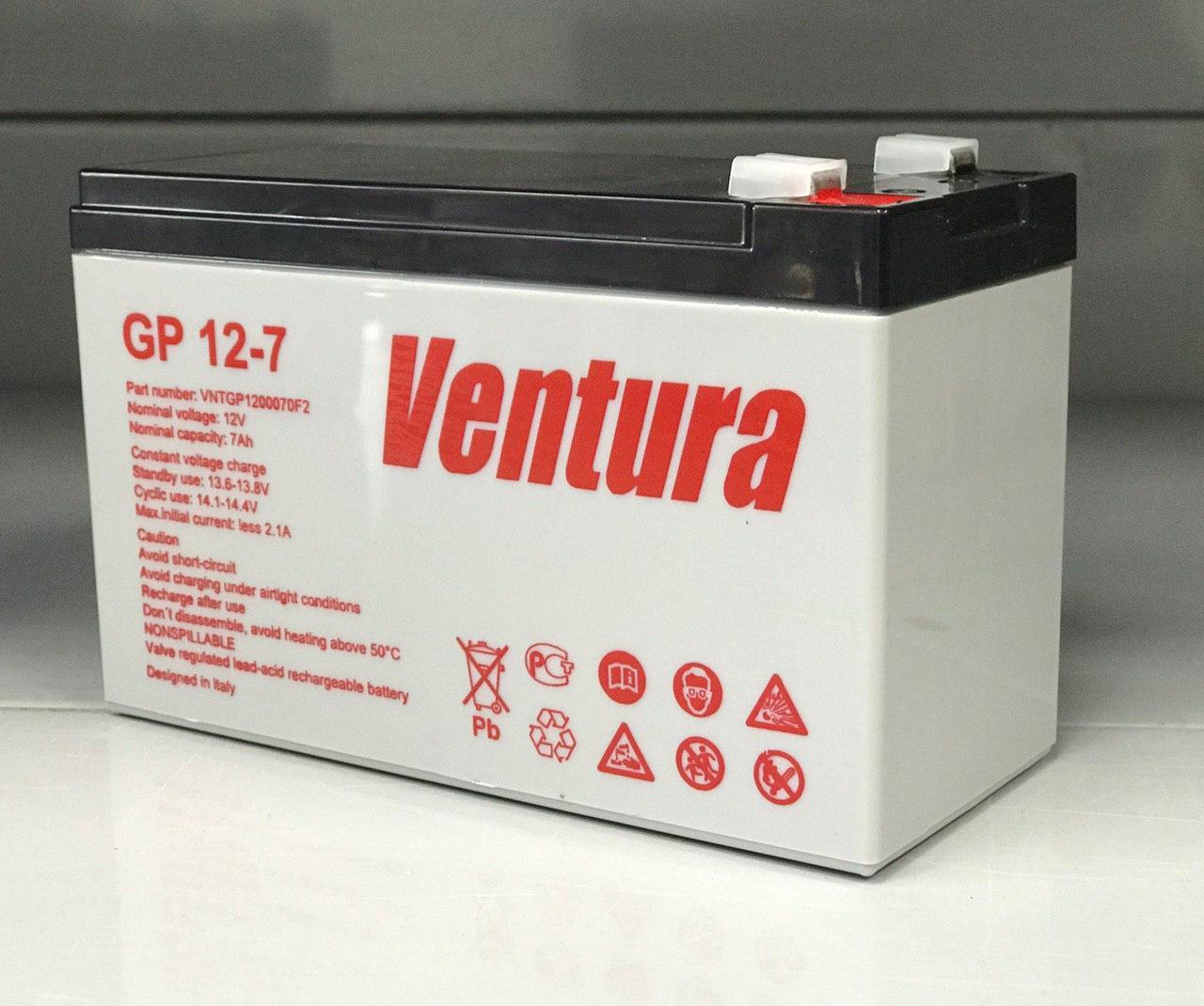 Акумулятор Ventura GP 12 - 7 A/h