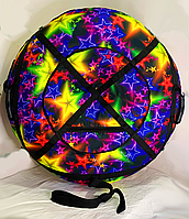 Надувний тюбінг, ватрушка 100см "Зірка". До 115 кг.