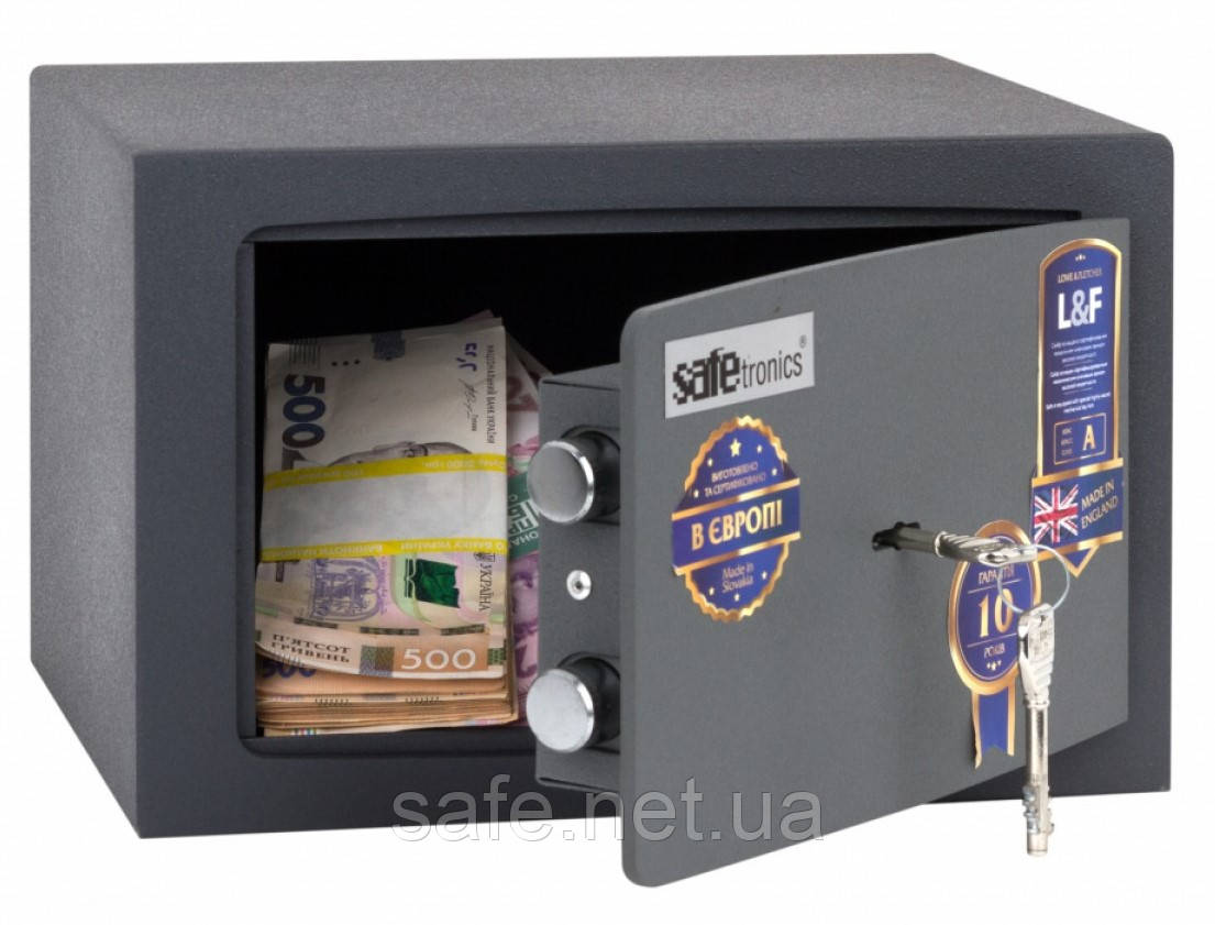 Сейф меблевий Safetronics NTL 22M (ВxШxГ:220x370x267), сейф для дому, сейф для грошей, сейф для офісу