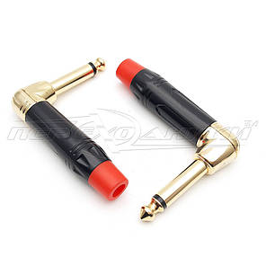 Роз'єм штекер 6.3 мм монокутовий (метал), фото 2