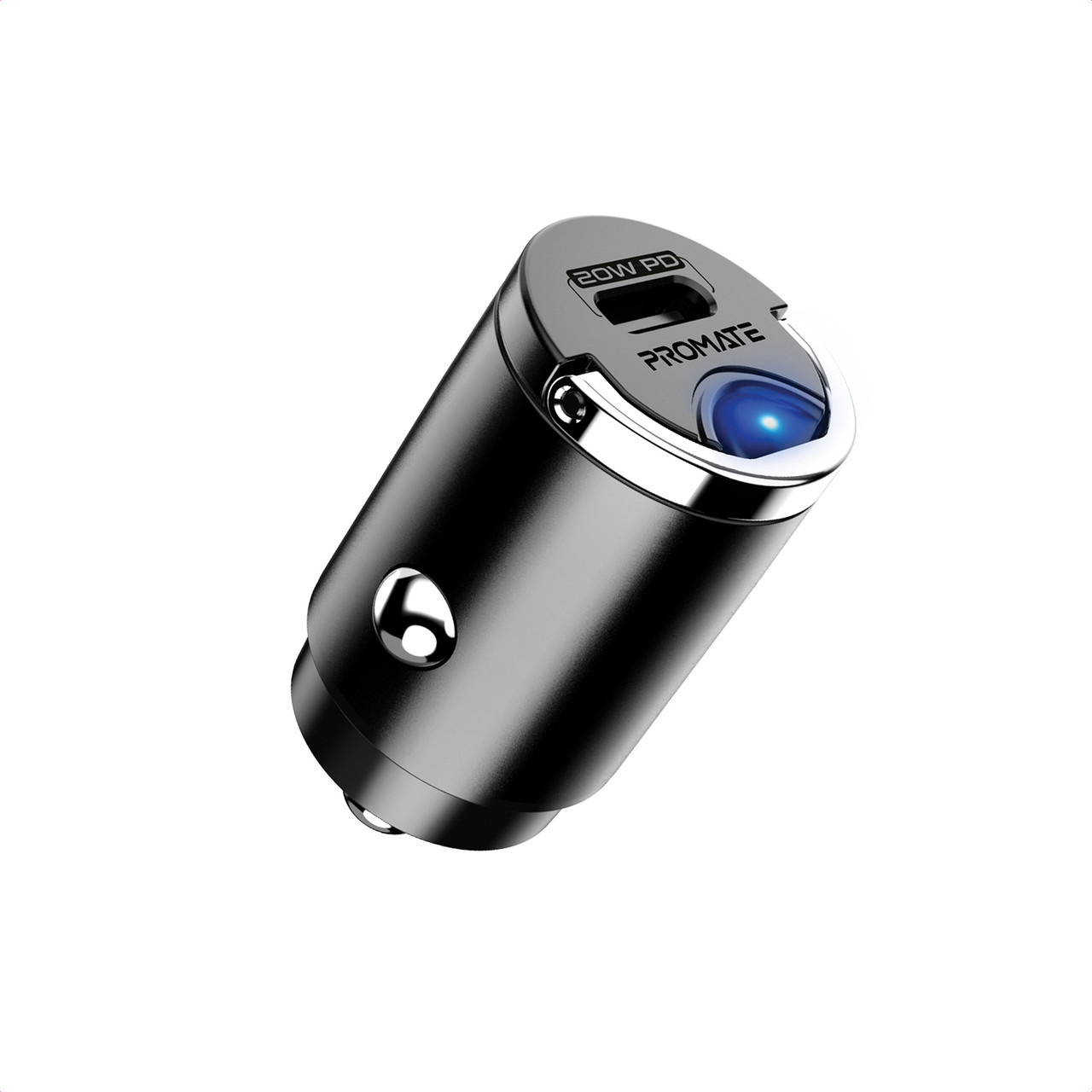 Автомобільний зарядний пристрій Promate Bullet-PD20 Вт USB-C Black (bullet-pd20.black)