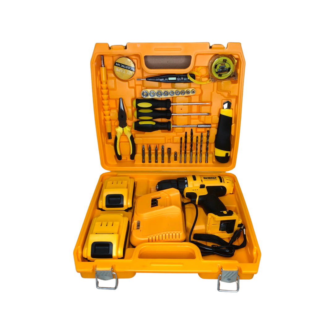 Шуруповерт DeWALT 24V 6.0 AH з набором інструментів. Акумуляторний шуруповерт.