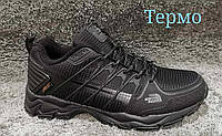 Мужские кроссовки The North Face комбинированные термо черные р 41-46