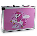 Набір для дітей для творчості Drawing Board 145 3965, 145 предметів, рожевий., фото 8