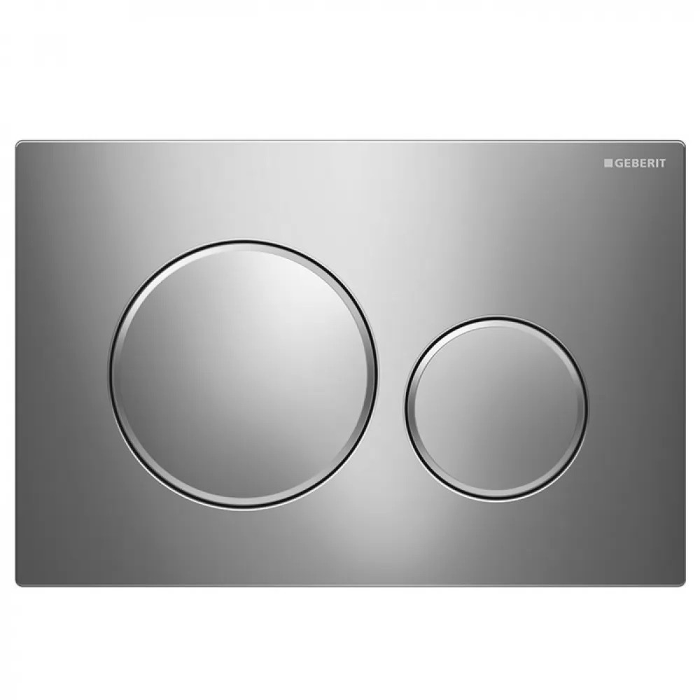 Кнопка зливу для інсталяції GEBERIT подвійна глянцева хром 67231 115.882.KH.1, фото 1