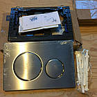 Кнопка зливу для інсталяції GEBERIT подвійна матована хром 71356 115.882.SN.1, фото 3