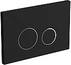 Кнопка зливу для інсталяції GEBERIT подвійна матована чорна 71646 115.882.14.1, фото 3