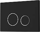 Кнопка зливу для інсталяції GEBERIT подвійна матована чорна 71646 115.882.14.1, фото 4