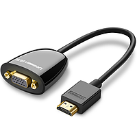 Конвертер адаптер Ugreen HDMI to VGA Converter 40253 black