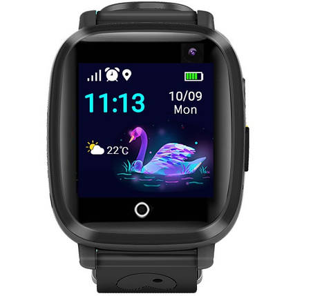 Смарт-годинник дитячі Q11 з GPS, чорні, фото 1