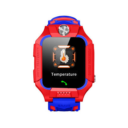 Смарт-годинник дитячі Smart Watch W02S Thermometer, червоні, фото 1
