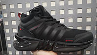Мужские кроссовки Adidas Equipment ТЕРМО комбинированные черные р 41-45