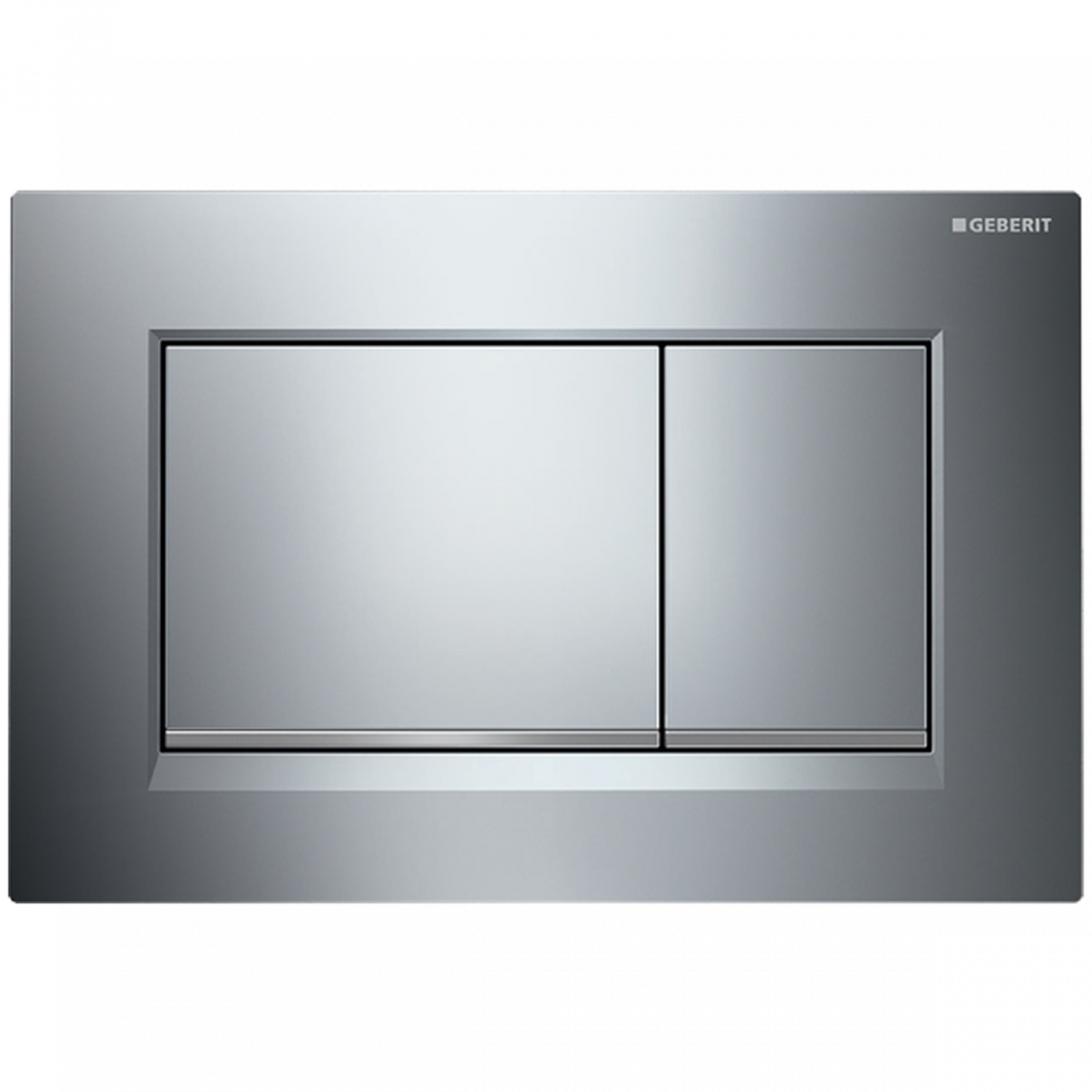 Кнопка зливу для інсталяції GEBERIT подвійна глянцева хром 82755 115.883.KH.1, фото 1
