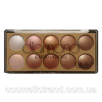 Палітра 10 тіней для повік DoDo Girl Diamond Eyeshadow B3069-1 01, фото 2