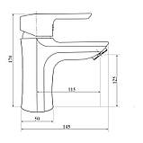 Solone LАP1-A030 Змішувач на умивальник, фото 2