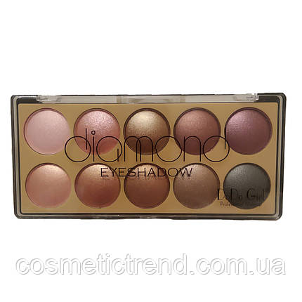 Палітра 10 тіней для повік DoDo Girl Diamond Eyeshadow B3069 03, фото 2