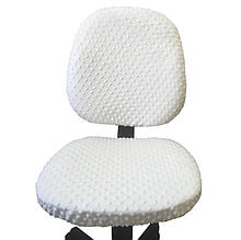 Універсальний плюшевий чохол на офісне крісло MinkyHome, натяжна чохол на резинці МіпкуНоме MH-201
