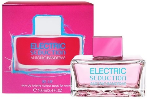 Жіноча туалетна вода Antonio Banderas Electric Blue Seduction (Антоніо Бандерас Електрик Седакшн Блю)