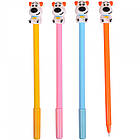 Ручка дитяча гелева Собачки синя паста 0,38мм арт. 6028, фото 2