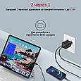 Мережевий зарядний пристрій Promate PowerPort-33 Вт USB-C+USB-A Black (powerport-33.black), фото 5
