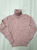 Светр вовняний для дівчат в'язаний 128,140,152,164 зросту Туреччина