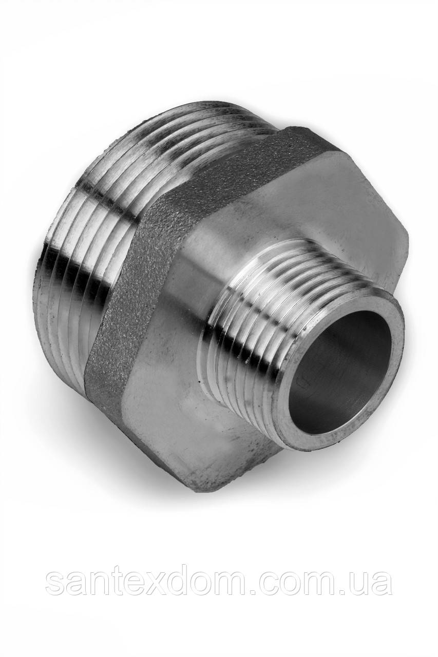 Ніпель перехідний 3/4"З-1 1/4"З "PREMIUM" (Ni), фото 1
