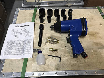 Гайковерт ударний пневматичний AL-FA ALAIW85