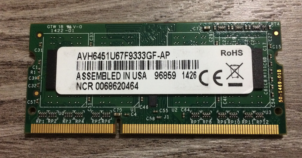 Для ноутбука 4GB DDR3 1333MHz PC3 10600S 1Rx8 RAM Оперативна пам'ять