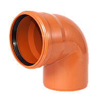 Коліно Ø 315/90° для зовнішньої каналізації, колір помаранчевий  Pestan Сербія