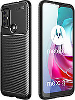 Чохол Carbon для Motorola Moto G20 бампер протиударний Black