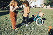 Біговел Trybike триколісний Синій (TBS-3-BLU-VIN), фото 4