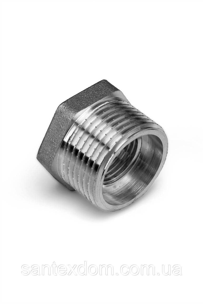 Футорка 1/2''В x 1"З "PREMIUM" (Ni), фото 1