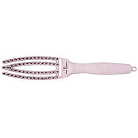 Щітка масажна з натуральною щетиною Olivia Garden Finger Brush Combo Small Pastel Pink ID1685