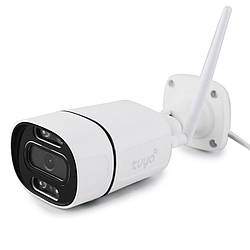 IP-камера відеоспостереження вулична CAMERA C16 TUYA  APP 3.0mp, Біла
