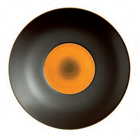 Тарілка презентаційна помаранчева Ø 30,5 х 4,5 см  серія "EKATE"