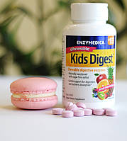 Пищеварительные ферменты Kids Digest,,Enzymedica, фруктовый пунш, 90 жевательных таблеток