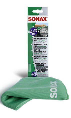 Серветка з мікрофібри для салону Sonax Microfibre Cloth Plus 40х40 см, фото 1