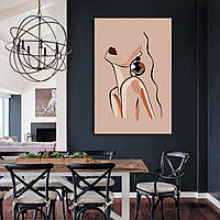 Картина в скандинавському стилі Дівчина 60, 90