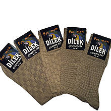 Шкарпетки чоловічі шовк без шва Dilek, бежевий р.43-46