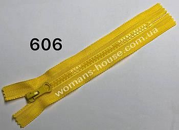 Блискавка тракторна 18 см Тип-5 Кишенькова Жовтий (лимон)