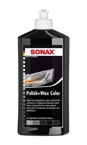 Чорний автополіроль — поліроль із воском 250 мл Sonax NanoPro, фото 1
