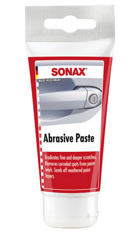 Шліф-паста для видалення подряпин (антицарапин) Sonax Abrasive Paste (Німеччина) 75 мл, фото 2