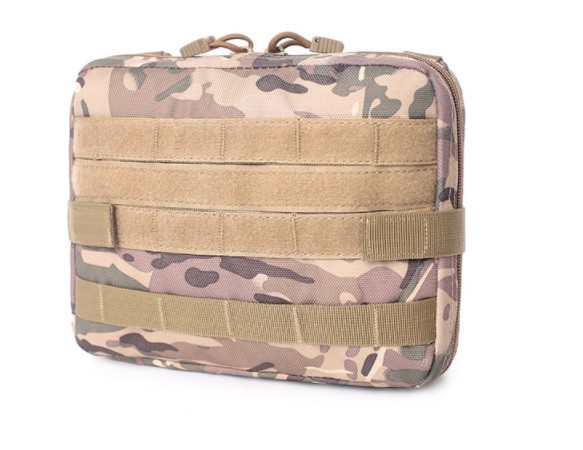 Підсумок горизонтальний Molle текстильний (Коричневий камуфляж), фото 1