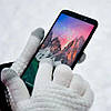 Зимові рукавички для телефону Touchscreen Gloves Сірий / Сенсорні рукавички, фото 6