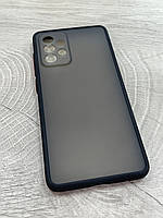 Чехол на Samsung A52 противоударный черный Matte Case