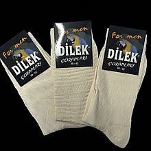 Шкарпетки чоловічі шовк без шва Dilek молоко. р.39-42