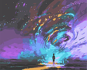 Картина за номерами Origami Північне сяяння LW 3037 40*50 см