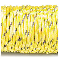 Паракорд світловідбиваючий EDCX Paracord #r3019 1/50 yellow